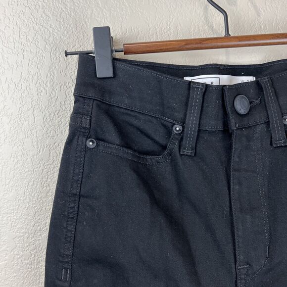 Ayr Jeans Women 26 Black Pants High Rise Skinny Stretch Preppy Classic‎ Capsule - Picture 2 of 14
